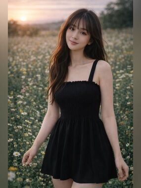 Soft smocked fluttery peplum tank top 2x